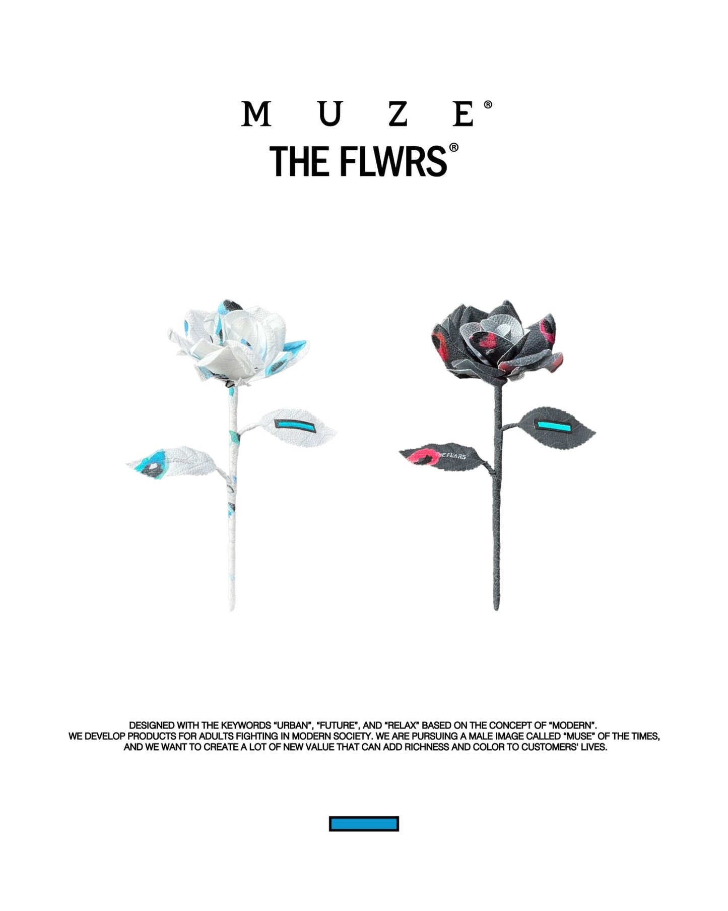 MUZE × THE FLWRS -【THE FLWRS × MUZE(BLACK)】ミューズ ザフラワーズ ブラック