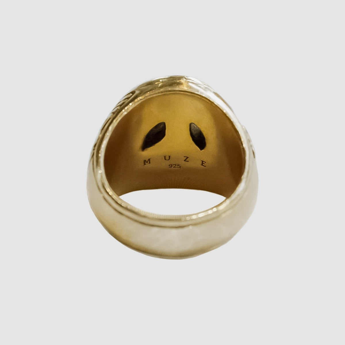【受注生産】MUZE - MUZE PEACE RING(GOLD) ミューズ ピース リング ゴールド SV925 K18