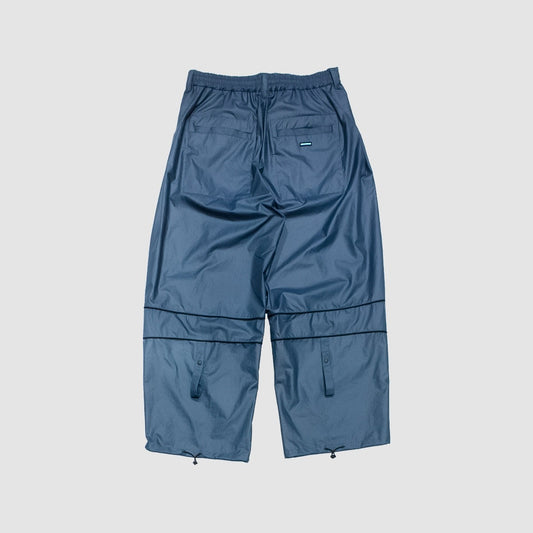 MUZE TURQUOISE LABEL - PIPING WIDE PANTS(NAVY)ミューズ パイピング ワイド パンツ ネイビー