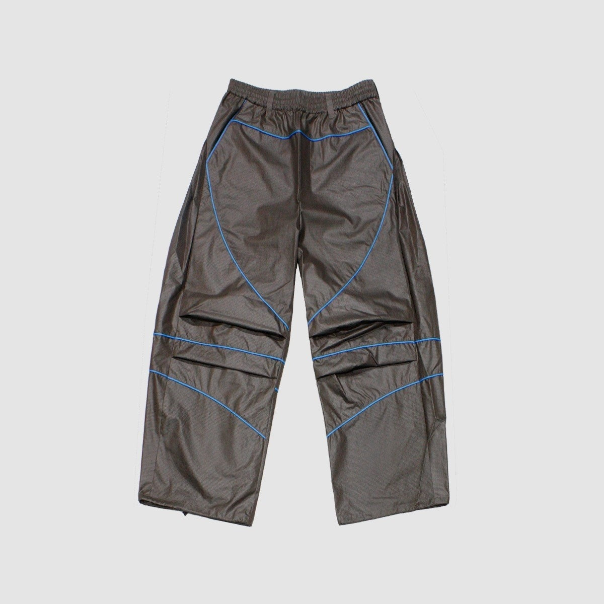 MUZE TURQUOISE LABEL - PIPING WIDE PANTS(BROWN)ミューズ パイピング ワイド パンツ ブラウン