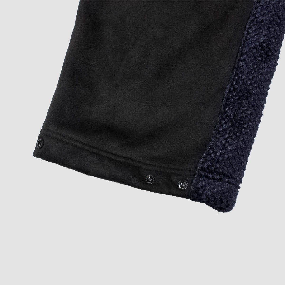 MUZE TURQUOISE LABEL - SWITCHING TRACK PANTS(BLACK)ミューズ 2023年秋冬 トラック パンツ ブラック