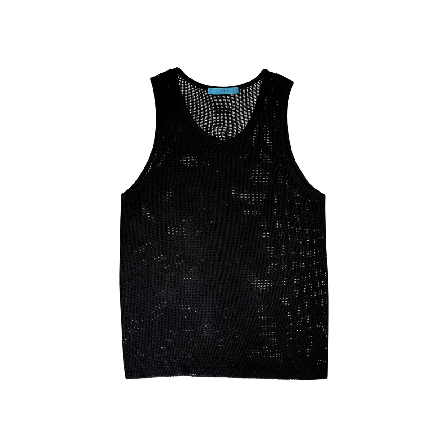 MUZE TURQUOISE LABEL - MESH TANK TOP(BLACK) ミューズ タンクトップ メッシュ ブラック