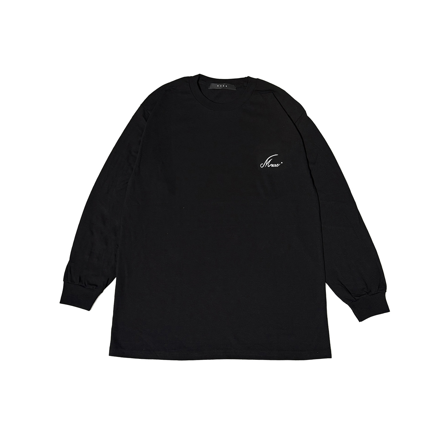 MUZE BLACK LABEL -【PERSONAL L/S T-SH(BLACK×WHITE)】ミューズ パーソナル ロングスリーブ ブラック ホワイト