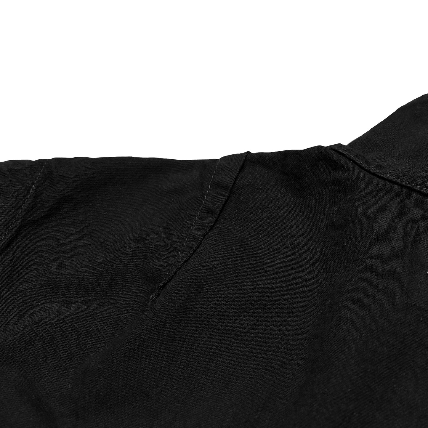 MUZE TURQUOISE LABEL -【2WAY DENIM ZIP BLOUSON(BLACK)】ミューズ デニム ジップ ブルゾン ベスト ブラック
