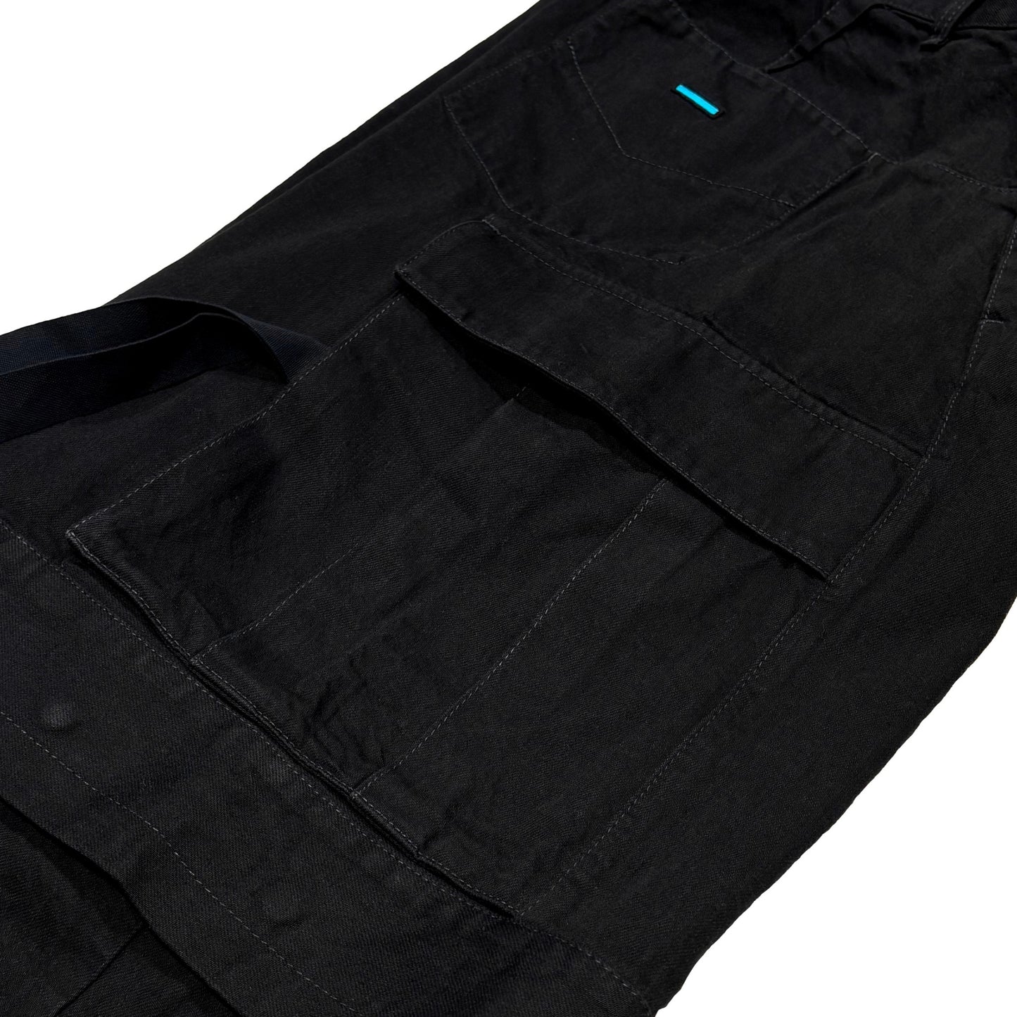MUZE TURQUOISE LABEL -【2WAY DENIM CARGO PANTS(BLACK)】ミューズ デニム カーゴ パンツ ブラック