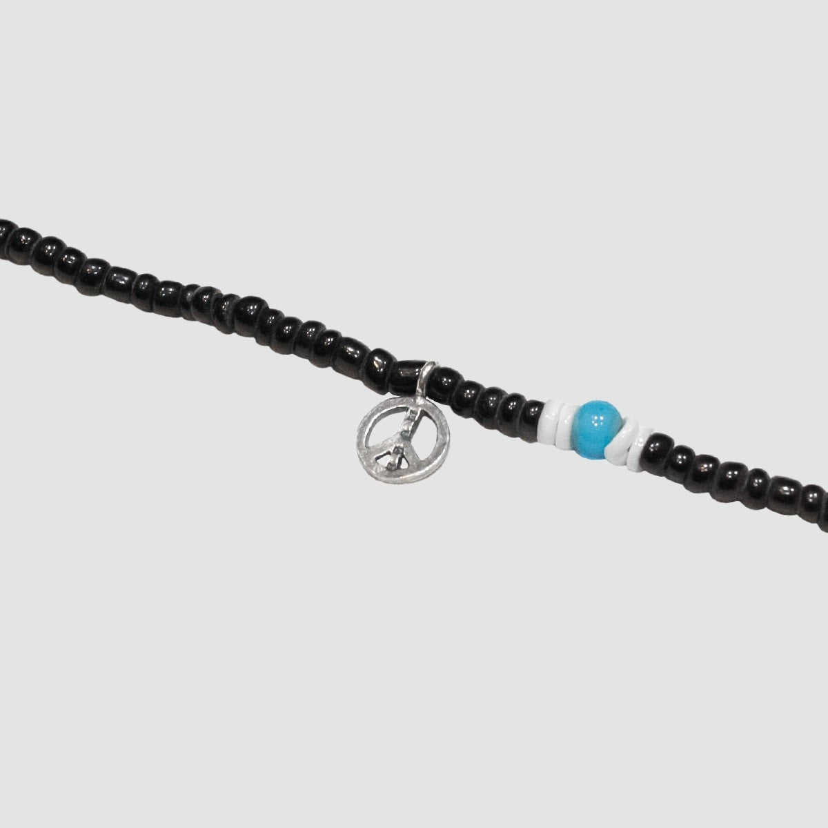 MUZE TURQUOISE LABEL - ×SunKu PEACE 4WAY BEADS CODE(GLASS/MASK/NECKLACE/BRACELET)(BLACK)ミューズ サンク ビーズ ネックレス ブレスレット グラス マスク コード ピース ブラック