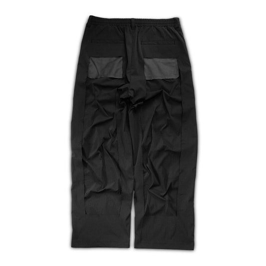 MUZE TURQUOISE LABEL - 【COTTEN DYED TWILL 3D TROUSERS(BLACK)】ミューズ コットン ツイル トラウザー ブラック