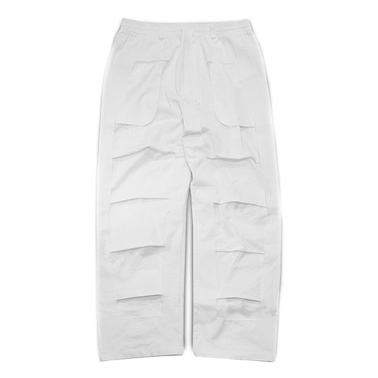 MUZE TURQUOISE LABEL - 【COTTEN DYED TWILL 3D TROUSERS(WHITE)】ミューズ コットン ツイル トラウザー ホワイト