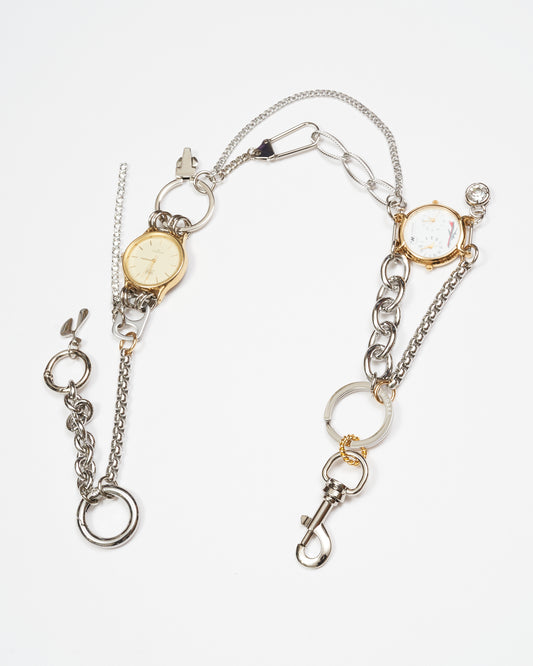 HIDAKA -【SCRAP LINKS CHAIN(SILVER)】ヒダカ スクラップ リンクス チェーン シルバー (コピー)