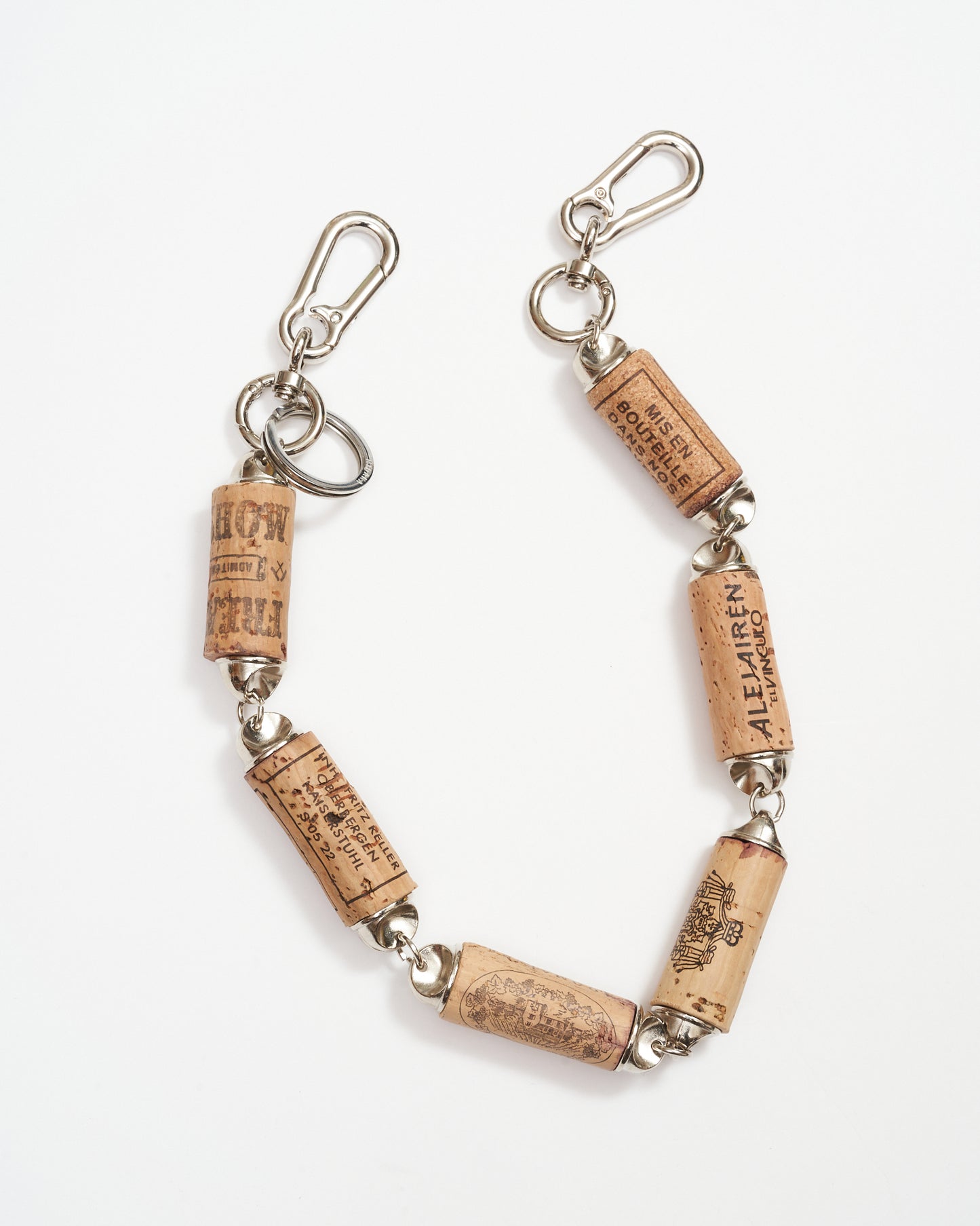 HIDAKA -【SALVAGE CORK PANTS CHAIN(SILVER)】ヒダカ サルベージ コルク チェーン シルバー