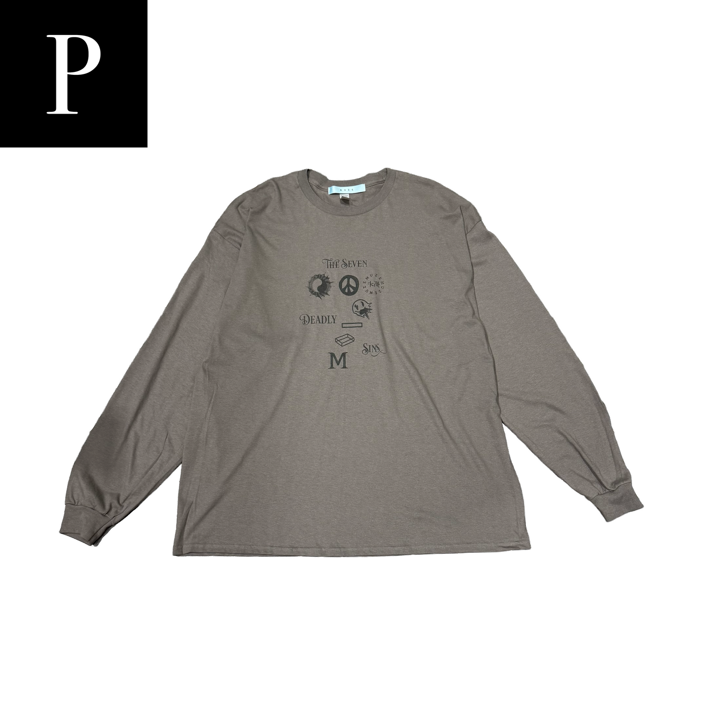 MUZE - MUZE GALLERY 7th L/S T-SH(ASSORT) ミューズ ギャラリー 7周年 グラフィック Tシャツ