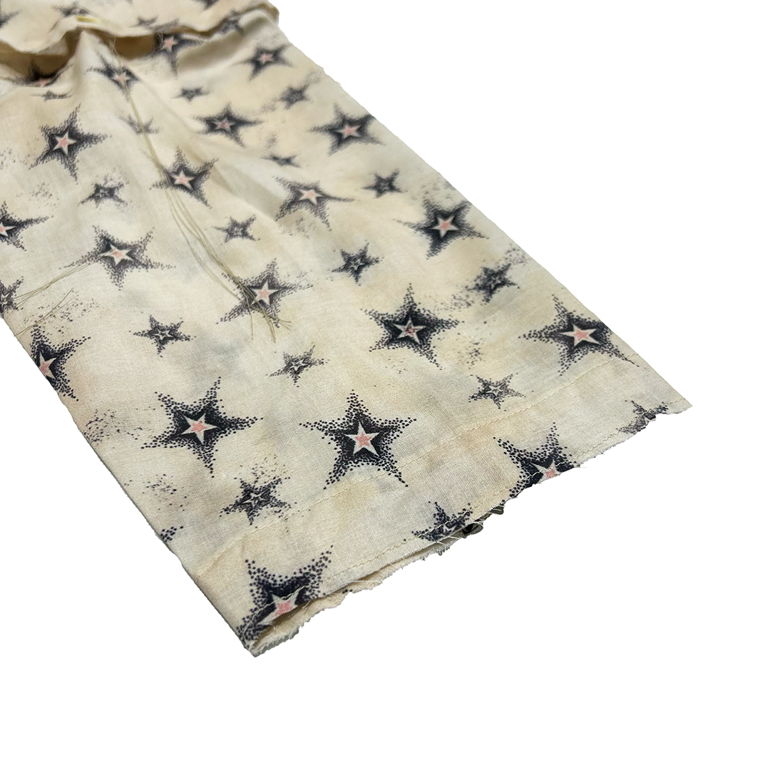 FACCIES -【Twinkle Star textile Detachable sleeves SH(BEIGE)】ファッチーズ スター シャツ デタッチャブル ベージュ