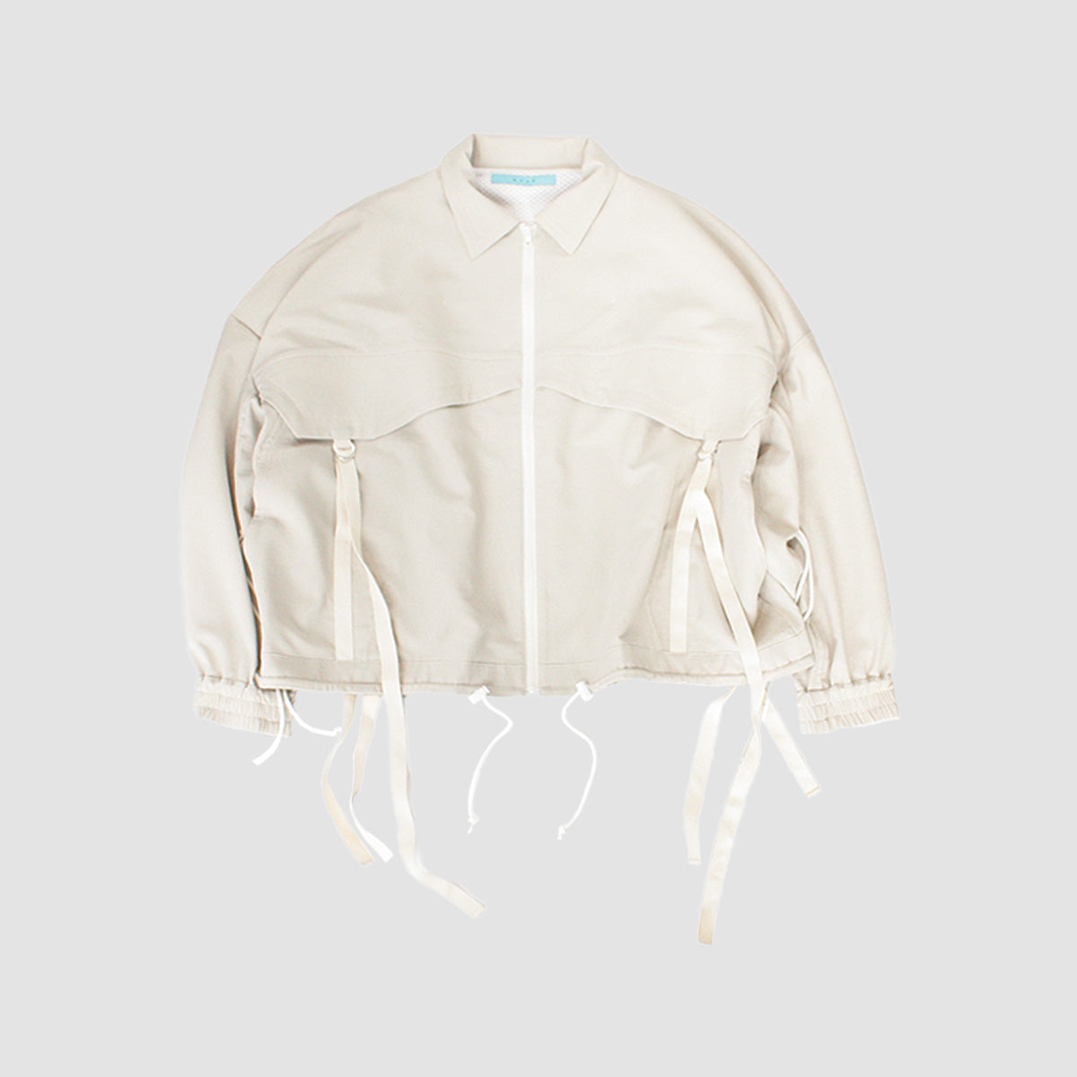 MUZE TURQUOISE LABEL - OVERSIZED BELTED BLOUSON(BEIGE)ミューズ オーバーサイズ ベルト ブルゾン ベージュ