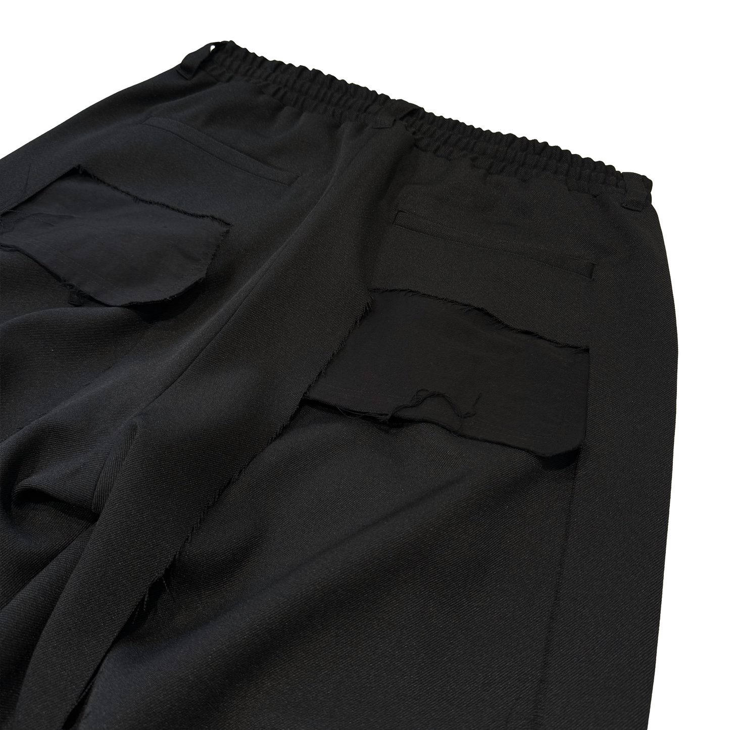 MUZE TURQUOISE LABEL -【TWILL 3D TROUSERS(BLACK×BLACK)】ミューズ ツウィル トラウザー ブラック