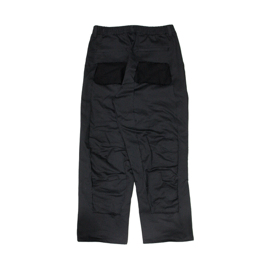 MUZE®︎ TURQUOISE LABEL -【SULFUR-DYED CHINO 3D TROUSERS(BLACK)】ミューズ 硫化 チノ トラウザー ブラック