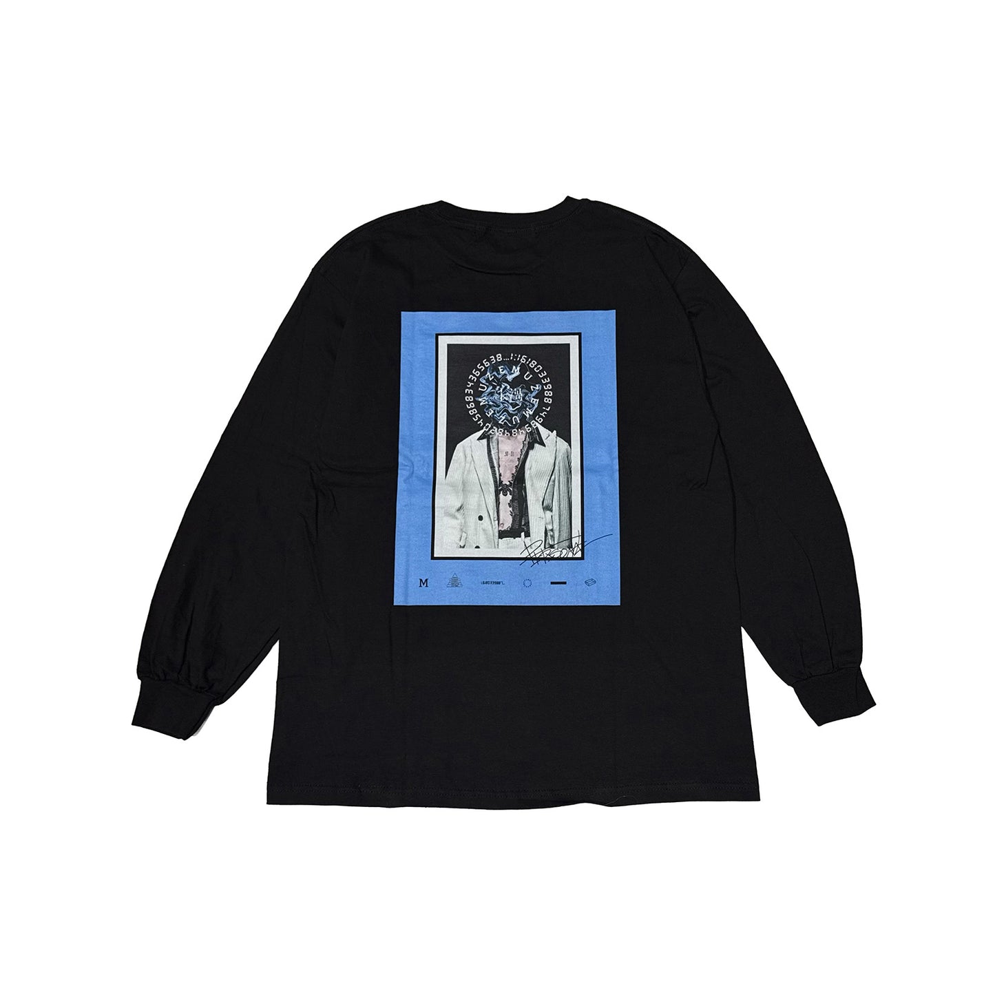 MUZE BLACK LABEL -【PERSONAL L/S T-SH(BLACK×WHITE)】ミューズ パーソナル ロングスリーブ ブラック ホワイト