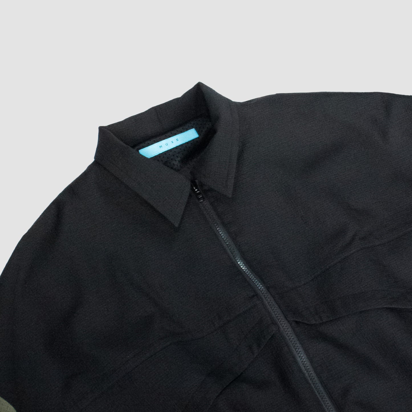 MUZE TURQUOISE LABEL - OVERSIZED BELTED BLOUSON(KHAKI)ミューズ オーバーサイズ ベルト ブルゾン カーキ