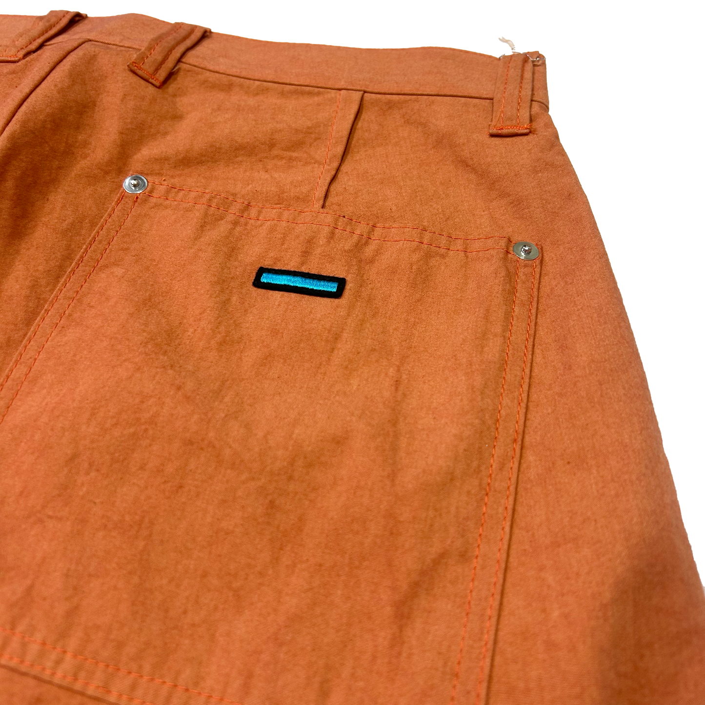 MUZE TURQUOISE LABEL -【CORDURA®︎ WASHER PAINTER SHORTS (ORANGE)】ミューズ コーデュラ ペインター ショーツ オレンジ