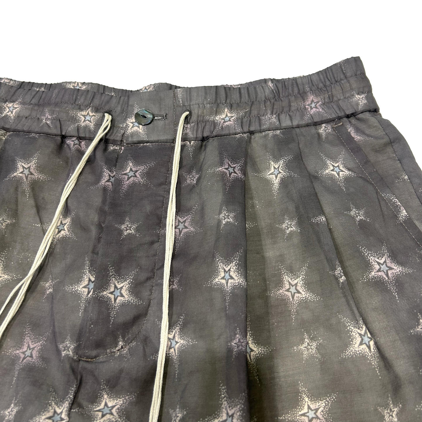 FACCIES -【Twinkle Star txtail Short PT(CHARCOAL)】ファッチーズ スター テキスタイル ショート パンツ