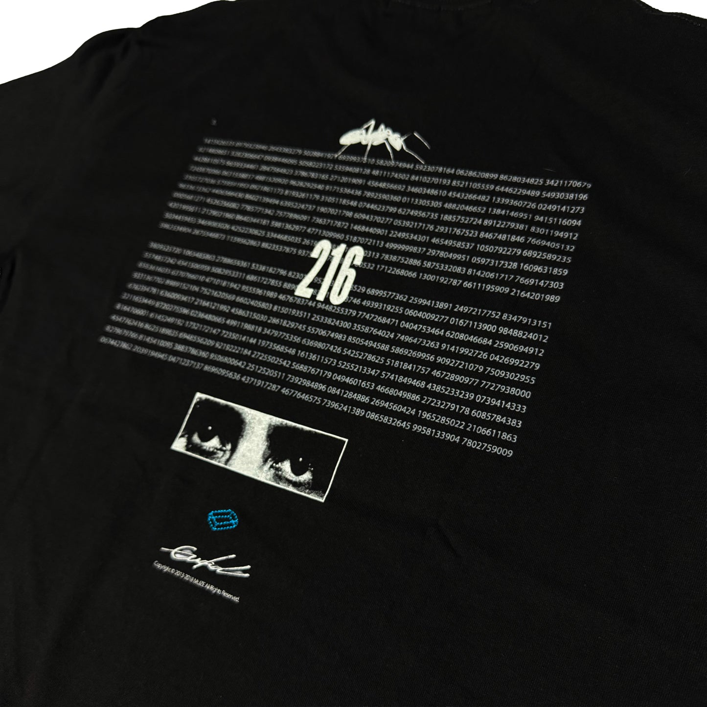 MUZE BLACK LABEL -【EUCLID L/S T-SH(BLACK×WHITE)】ミューズ ユークリッド ロングスリーブ ブラック ホワイト