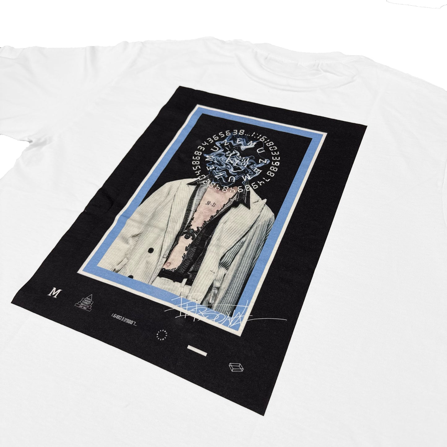 MUZE BLACK LABEL -【PERSONAL L/S T-SH(WHITE×BLACK)】ミューズ パーソナル ロングスリーブ ホワイト ブラック