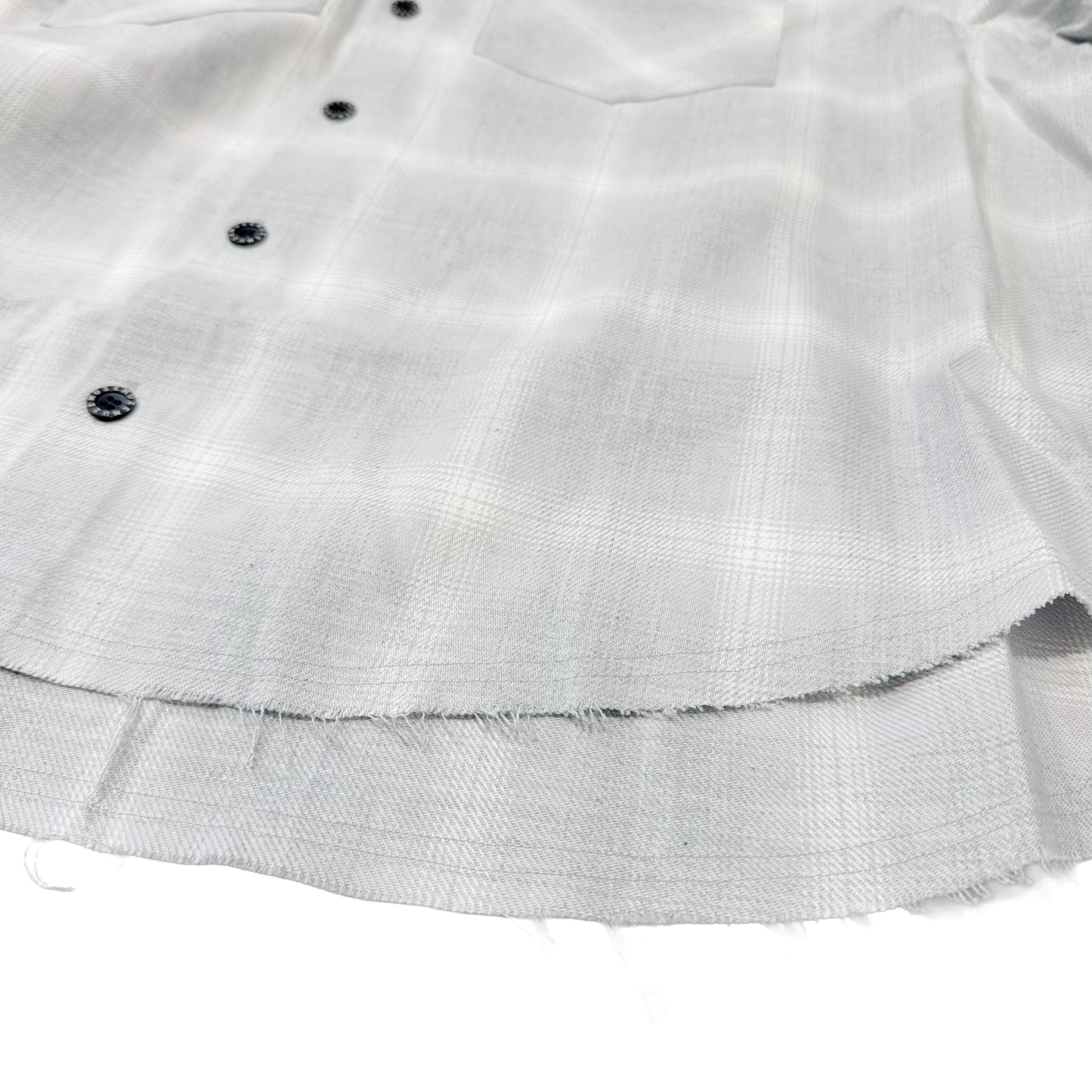 MUZE TURQUOISE LABEL - 【INDIGO TWILL CHECK SHIRT (WHITE)】ミューズ インディゴ ツイル チェック シャツ ホワイト