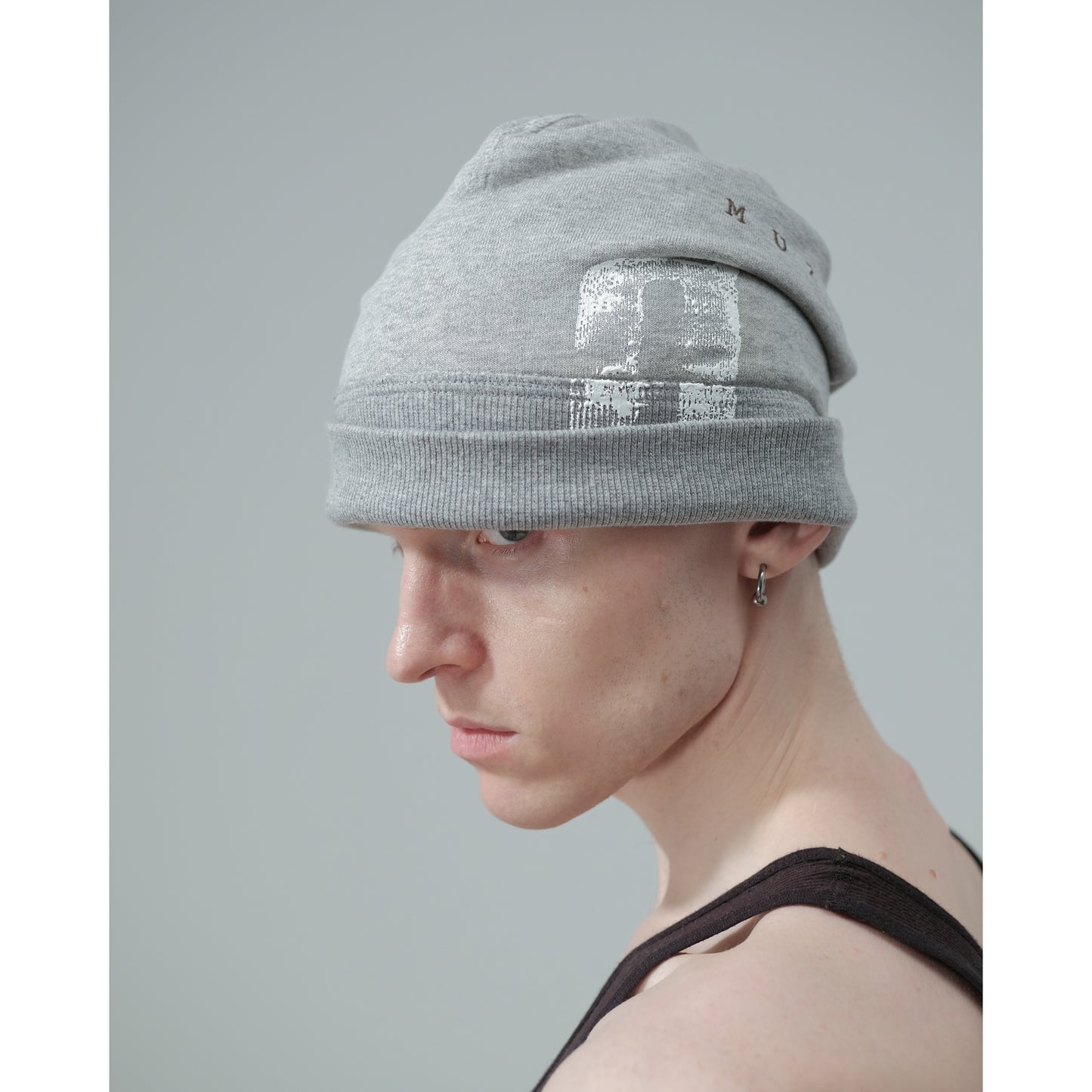 MUZE TURQUOISE LABEL× Ø【EMPTY SETT】™️ - LOGO EMBROIDERY CAP(LIGHT HEATHER GRAY) ミューズ エンプティーセット ロゴ エンブロイデリーキャップ ライト ヘザーグレー