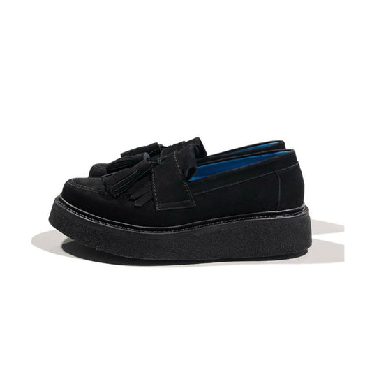 MUZE TURQUOISE LABEL【MUZE × KIDS LOVE GAITE - BIG TASSEL LOAFERS】(BLACK)