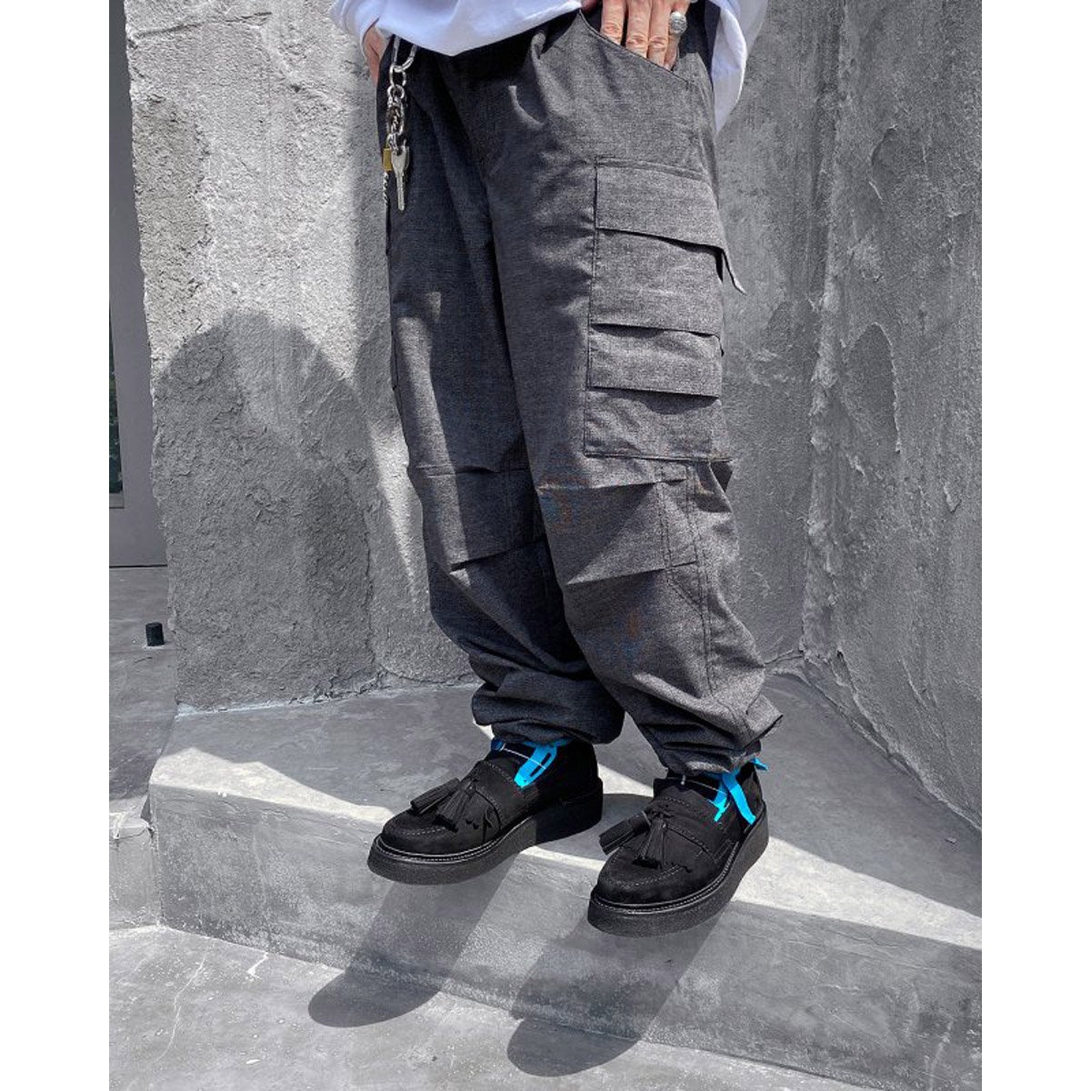 MUZE TURQUOISE LABEL【MUZE × KIDS LOVE GAITE - BIG TASSEL LOAFERS】(BLACK)