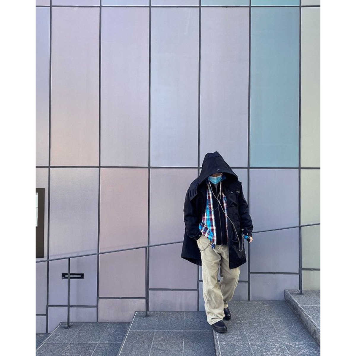 MUZE TURQUOISE LABEL - OVERSIZE MODS COAT (BLACK) ミューズ オーバーサイズ モッズコート ブラック