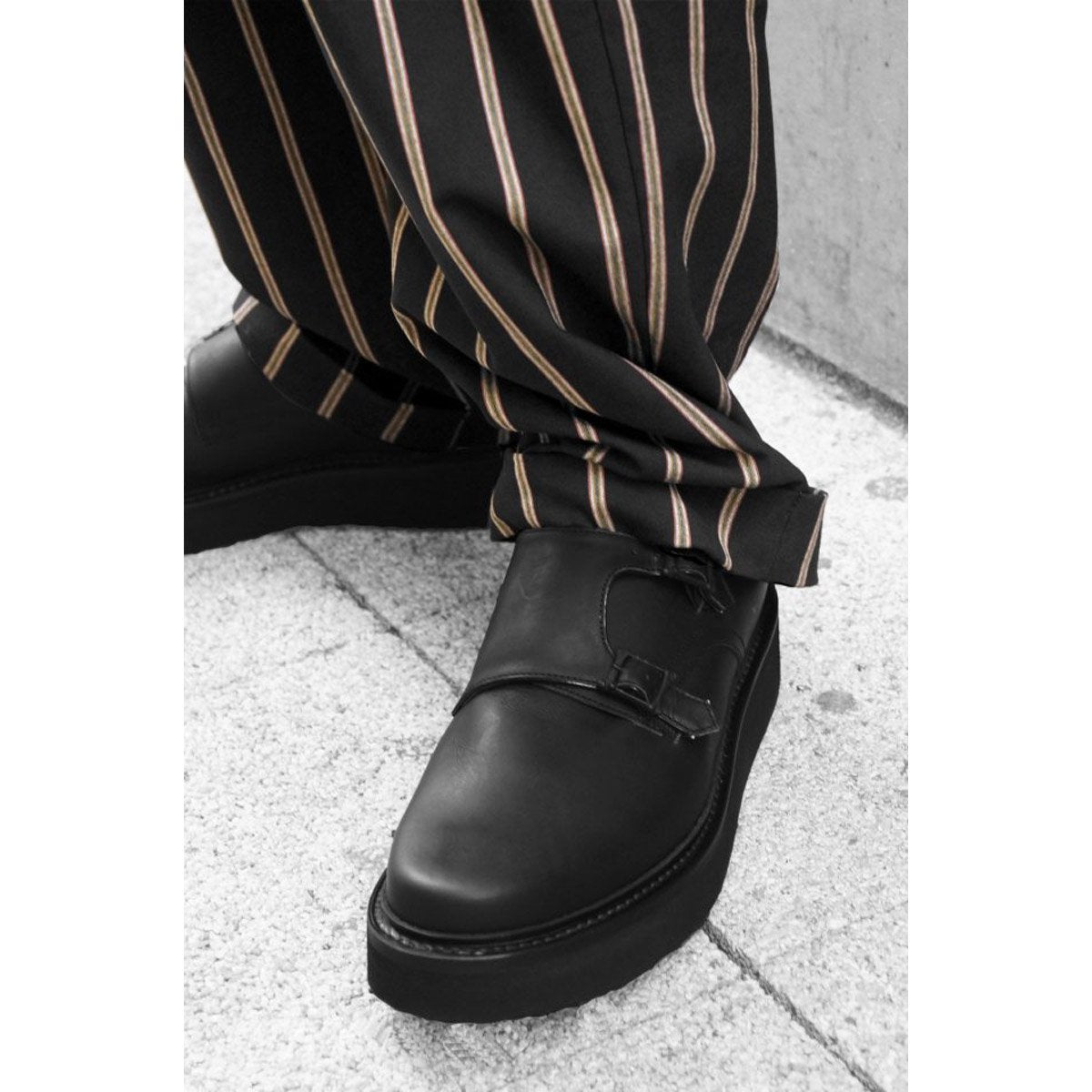MUZE TURQUOISE LABEL【MUZE×KIDS LOVE GAITE - VIBRAM SOLE DOUBLE MONK STRAP SHOES】
