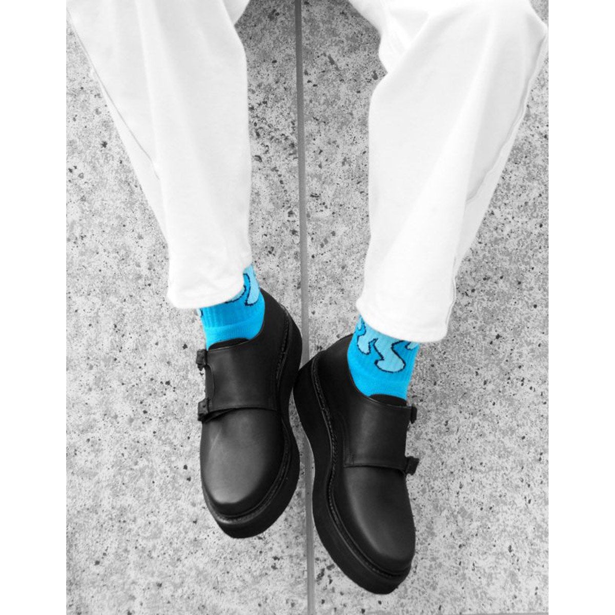 MUZE TURQUOISE LABEL【MUZE×KIDS LOVE GAITE - VIBRAM SOLE DOUBLE MONK STRAP SHOES】