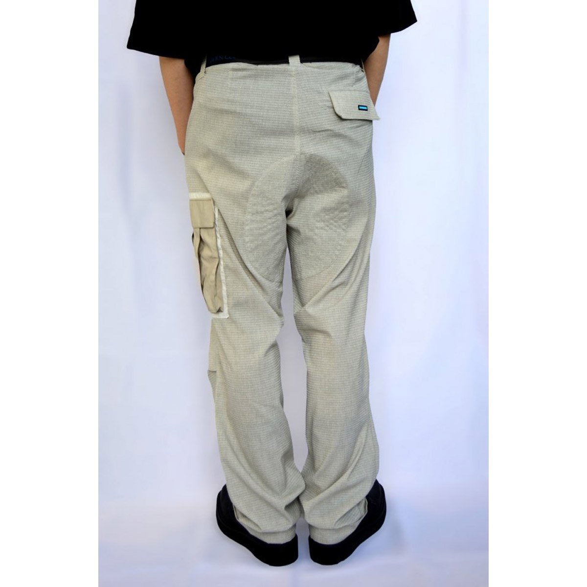 MUZE TURQUOISE LABEL - DOT AIR SEERSUCKER PANTS(BEIGE)ミューズ ドットエアー シアサッカーパンツ ベージュ