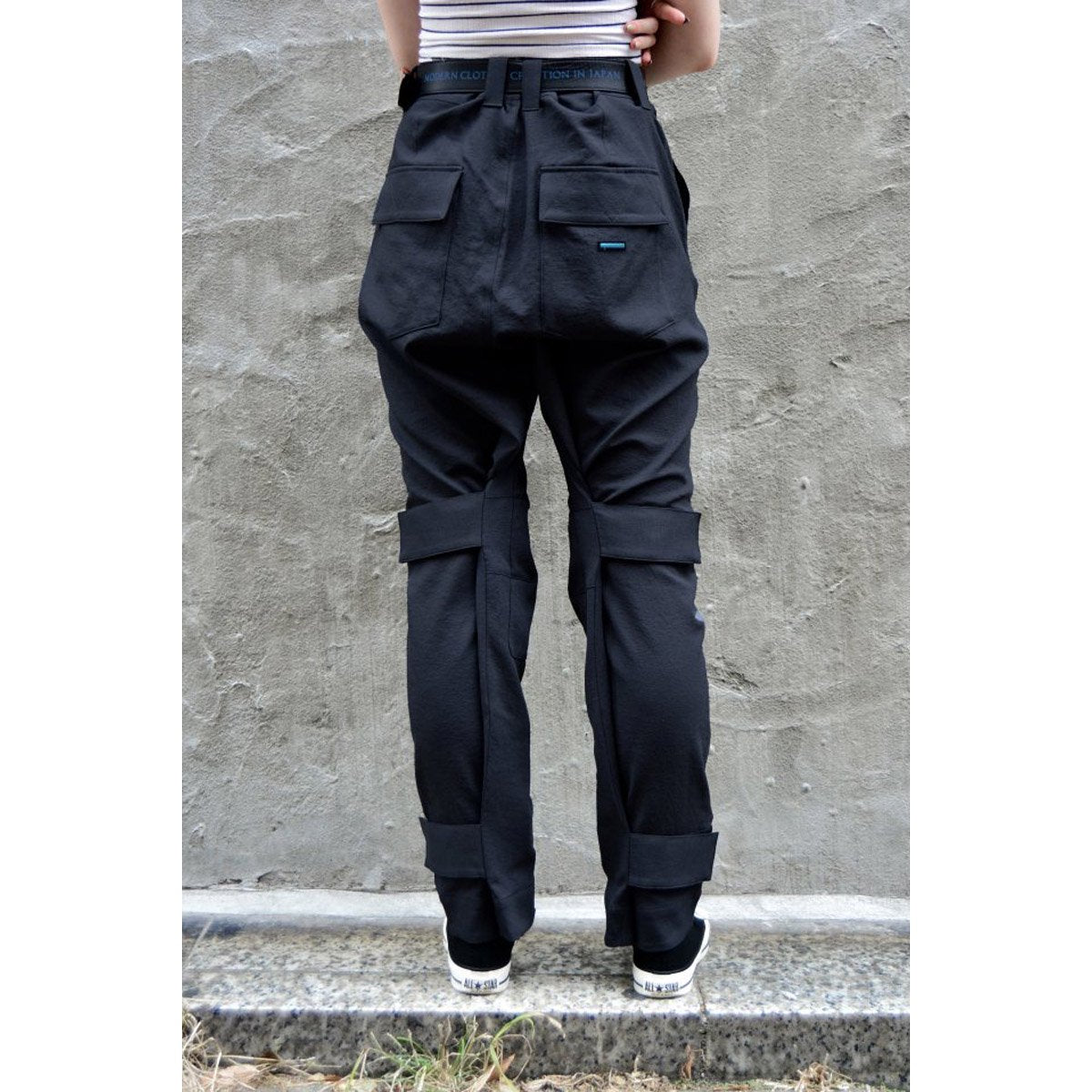MUZE TURQUOISE LABEL - EVALET WIDE ADJUST PANTS (BLACK) ミューズ エバレットワイド アジャストパンツ ブラック