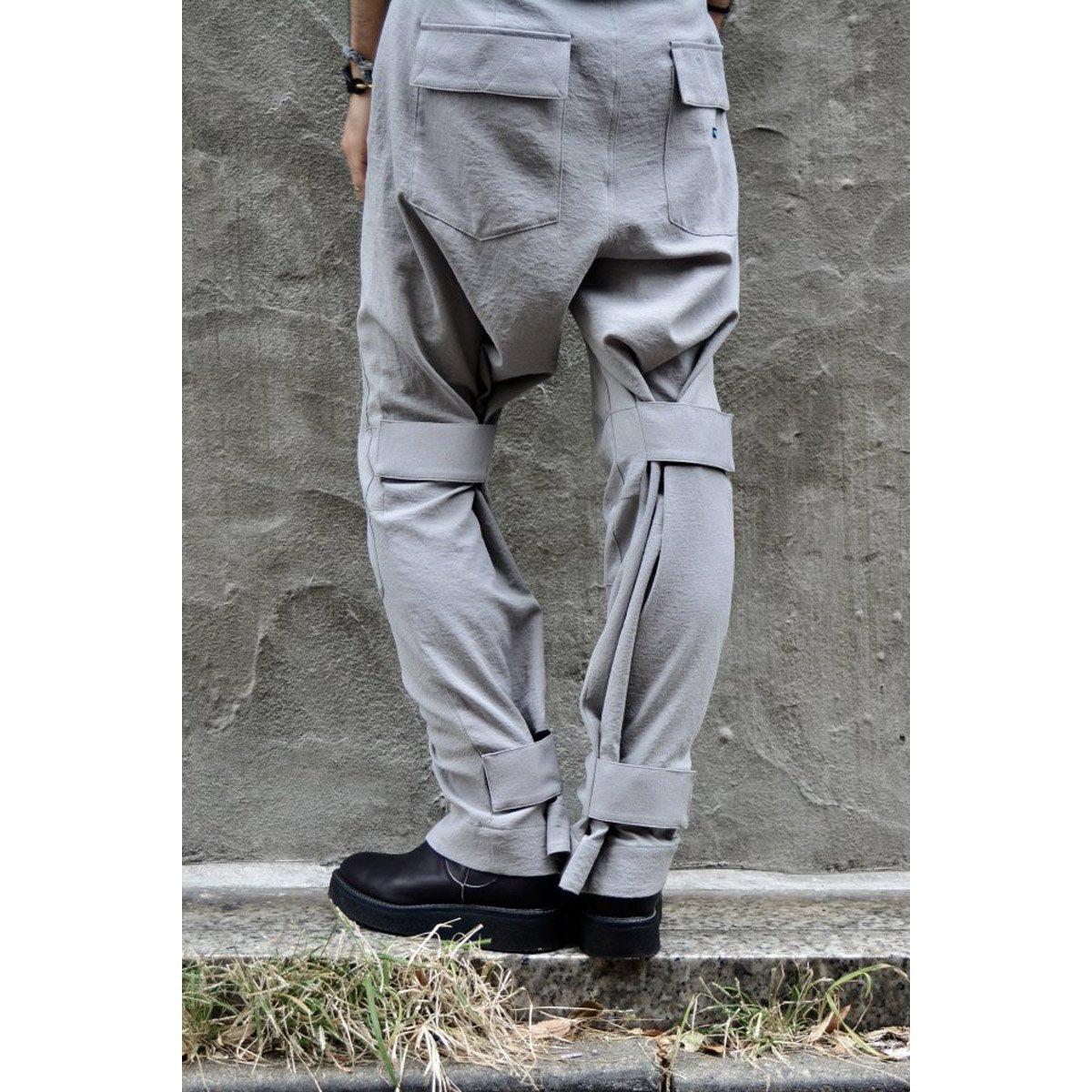 MUZE TURQUOISE LABEL - EVALET WIDE ADJUST PANTS (L.GRAY) ミューズ ターコイズレーベル エバレットワイド アジャストパンツ ライトグレー