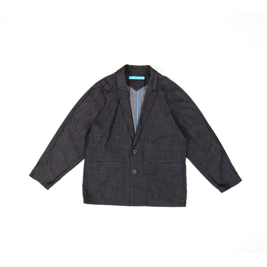 MUZE TURQUOISE LABEL - RELAXED TAILORED JACKET (CHACOAL GRAY)