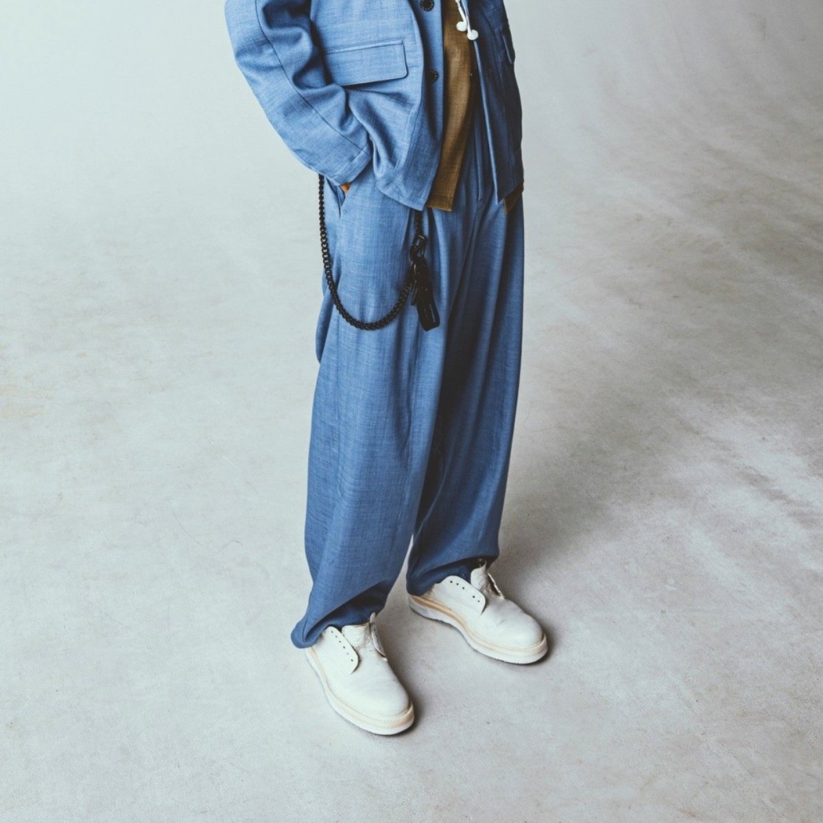 MUZE TURQUOISE LABEL - RELAXED SLACKS (BLUE)