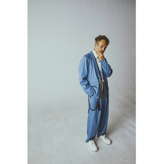 MUZE TURQUOISE LABEL - RELAXED SLACKS (BLUE)