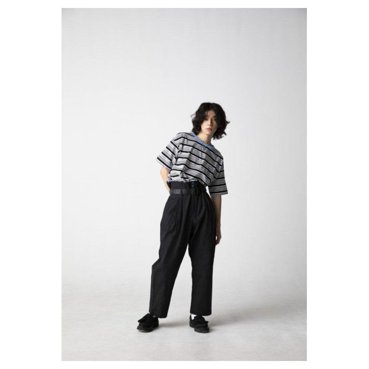 MUZE TURQUOISE LABEL - BONTAN DENIM SLACKS (BLACK)