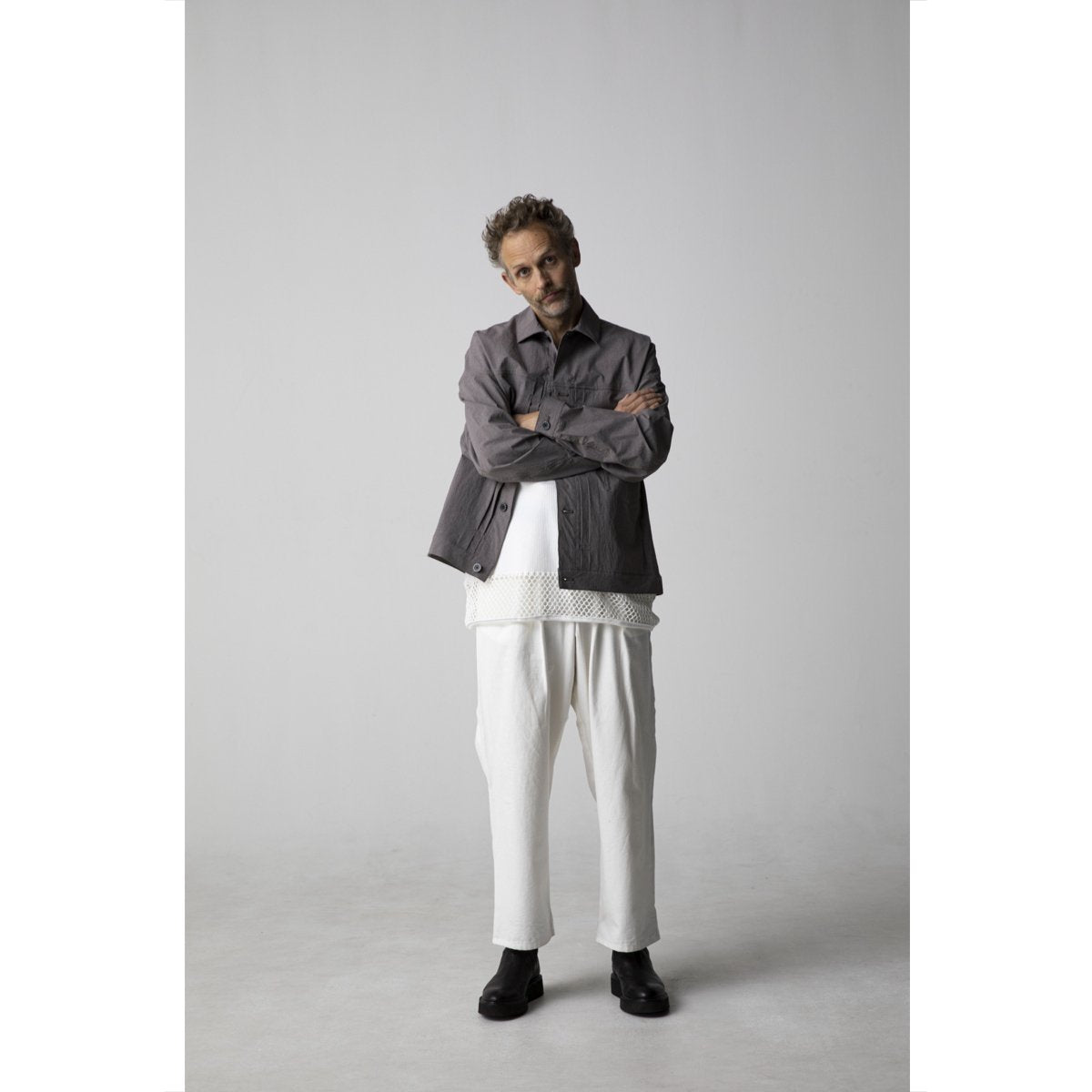 MUZE TURQUOISE LABEL - CORDURA NYLON 1st TYPE JACKET (CHACOAL GRAY)