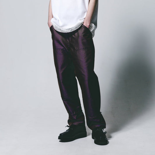 MUZE TURQUOISE LABEL-MUZE×FUN DOUBLE KNEE PAINTER PANTS(BROWN)