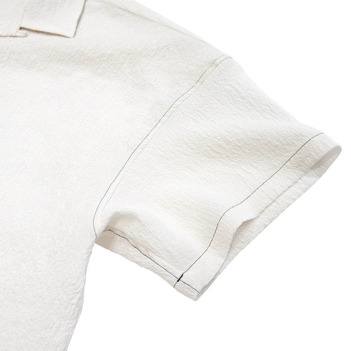 MUZE TURQUOISE LABEL - OPEN COLLAR RELAXED SHIRTS (WHITE)