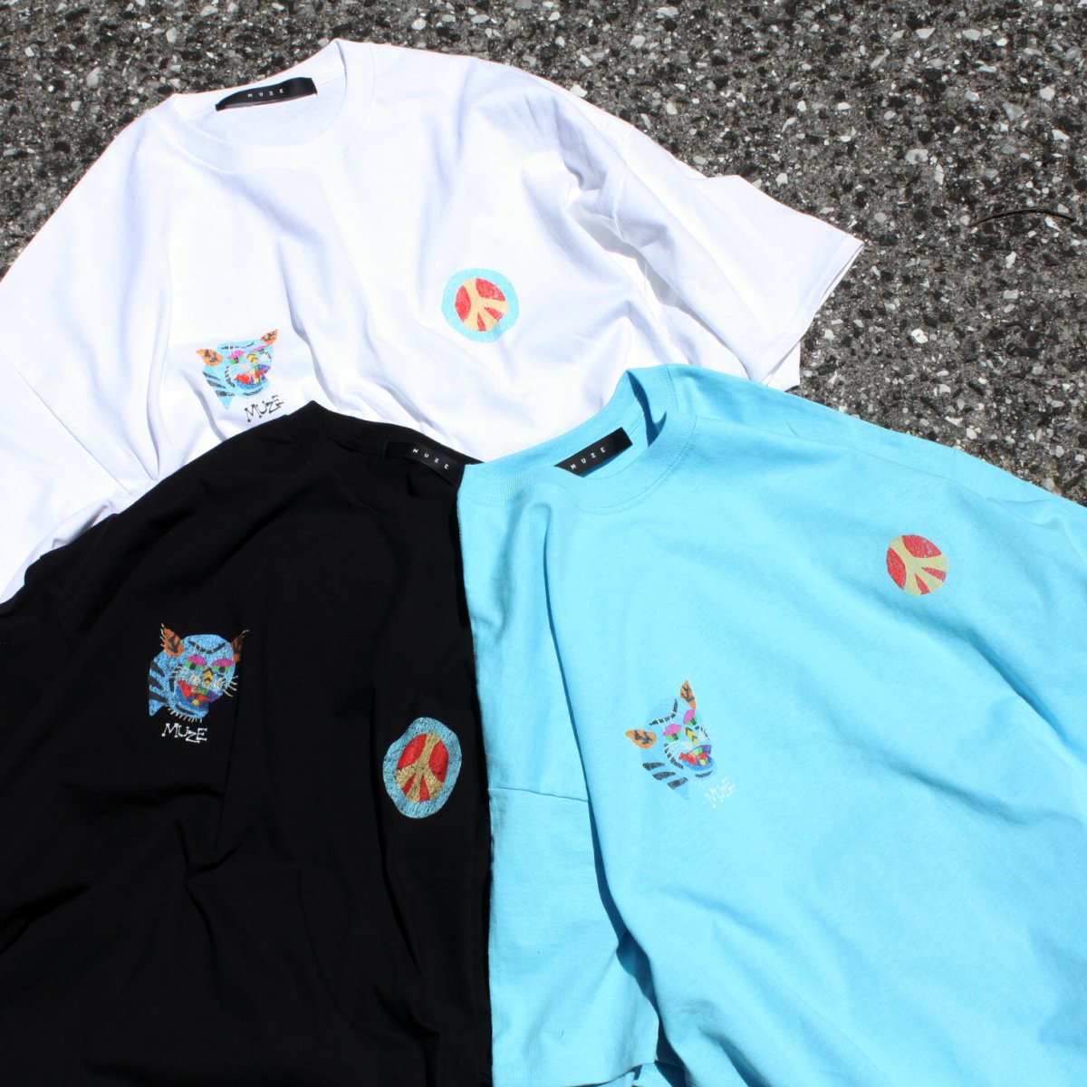 MUZE BLACK LABEL - 22SS SOUVENIR TEE (WHITE)