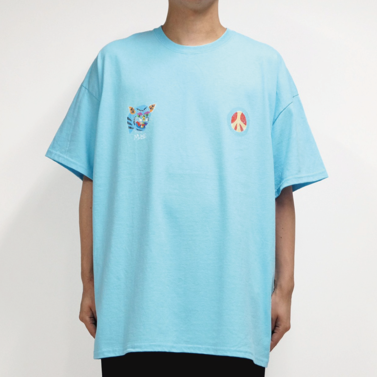 MUZE BLACK LABEL - 22SS SOUVENIR TEE (SKY BLUE)