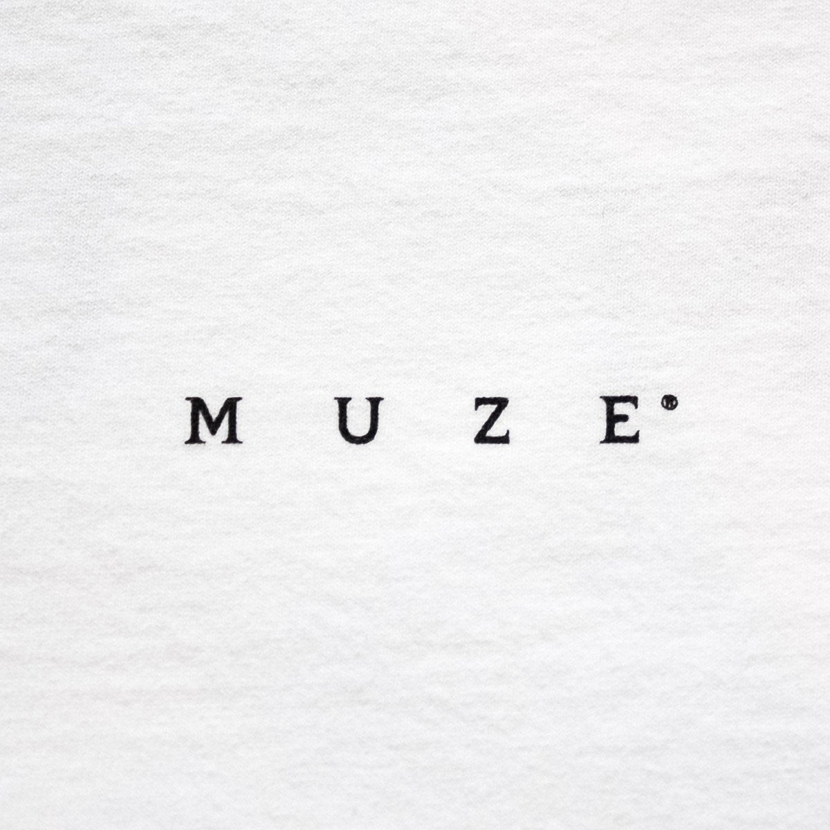 MUZE BLACK LABEL - 22SS LOGO TEE (WHITE) ミューズ ロゴTシャツ