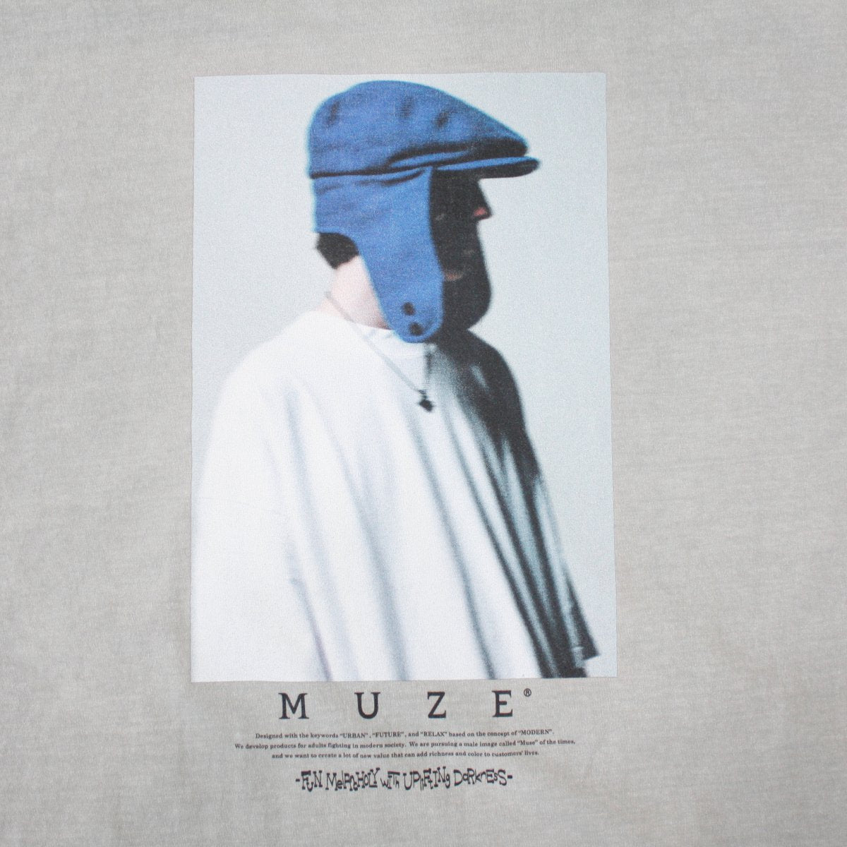 MUZE BLACK LABEL - 22SS PHOTO TEE (SILVER) ミューズ 2022年春夏コレクション フォトTシャツ