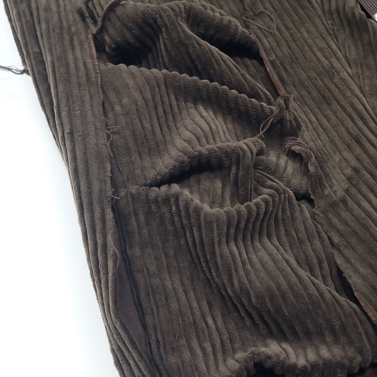 MUZE TURQUOISE LABEL - CIRCUIT CORDUROY 3D TROUSERS(BROWN) ミューズ コーデュロイ トラウザーズ ブラウン