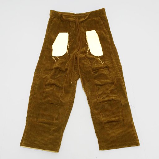 MUZE TURQUOISE LABEL - CIRCUIT CORDUROY 3D TROUSERS(CAMEL) ミューズ コーデュロイ トラウザーズ キャメル