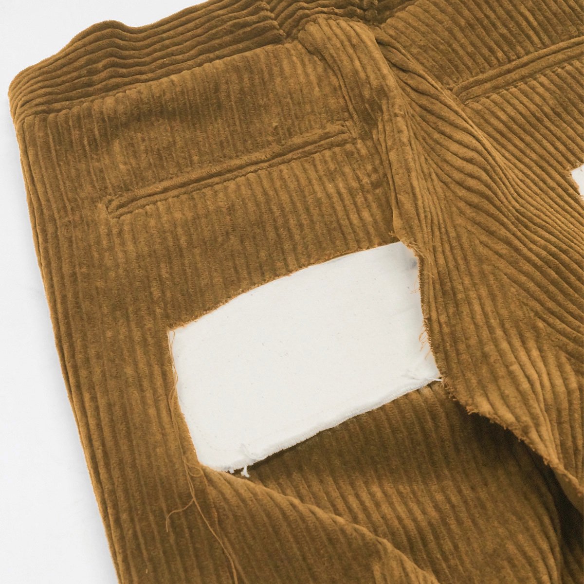 MUZE TURQUOISE LABEL - CIRCUIT CORDUROY 3D TROUSERS(CAMEL) ミューズ コーデュロイ トラウザーズ キャメル