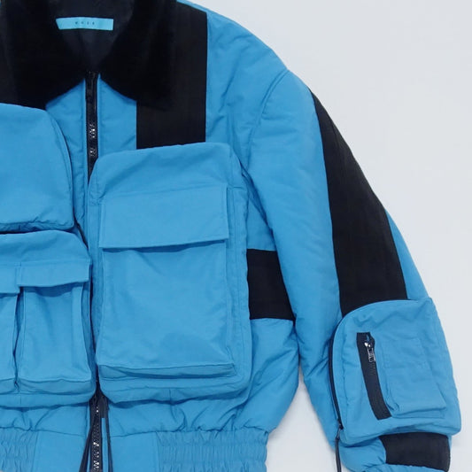 MUZE TURQUOISE LABEL - CIRCUIT BAG BOMBER JACKET(TURQUOISE) ミューズ ターコイズ